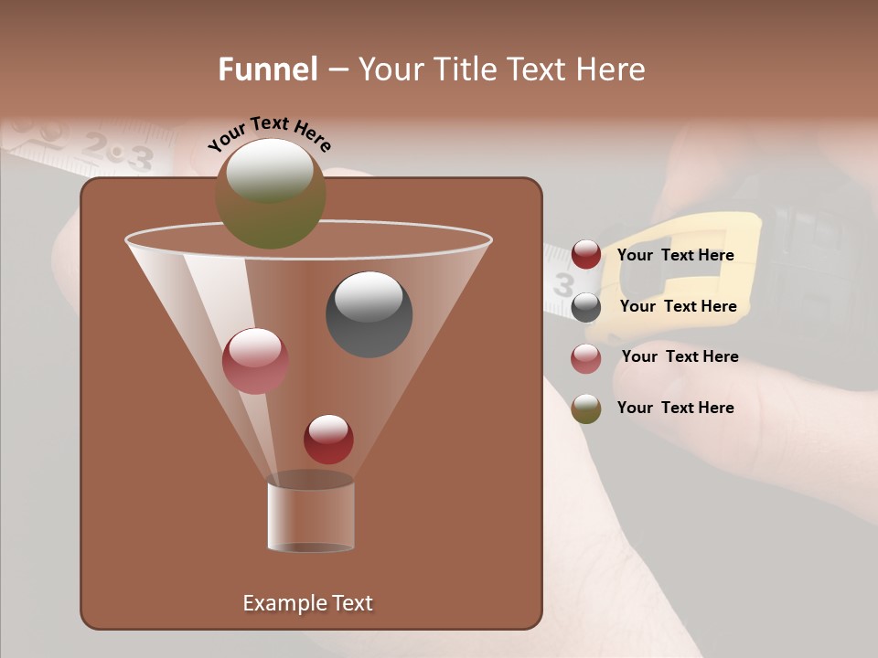 Working Inch Measuring PowerPoint Template