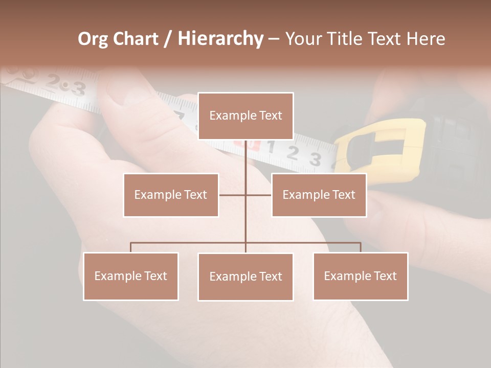 Working Inch Measuring PowerPoint Template