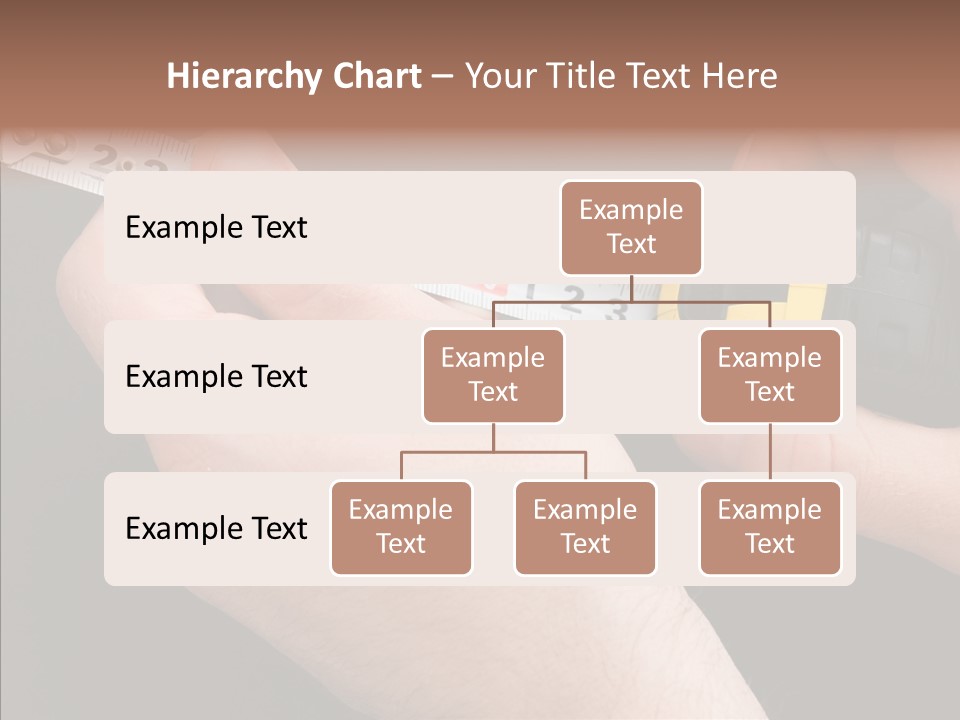 Working Inch Measuring PowerPoint Template