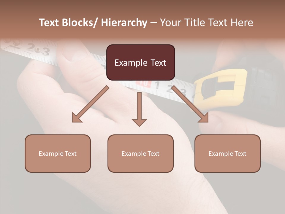 Working Inch Measuring PowerPoint Template