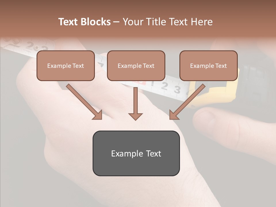 Working Inch Measuring PowerPoint Template