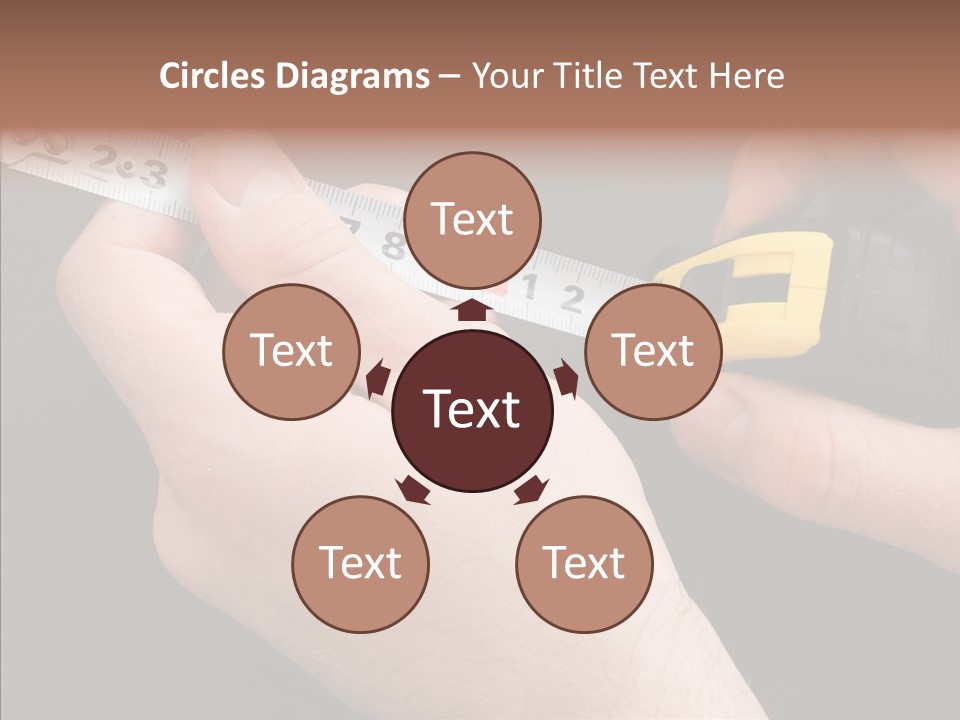 Working Inch Measuring PowerPoint Template