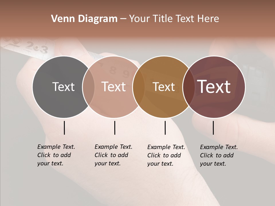 Working Inch Measuring PowerPoint Template