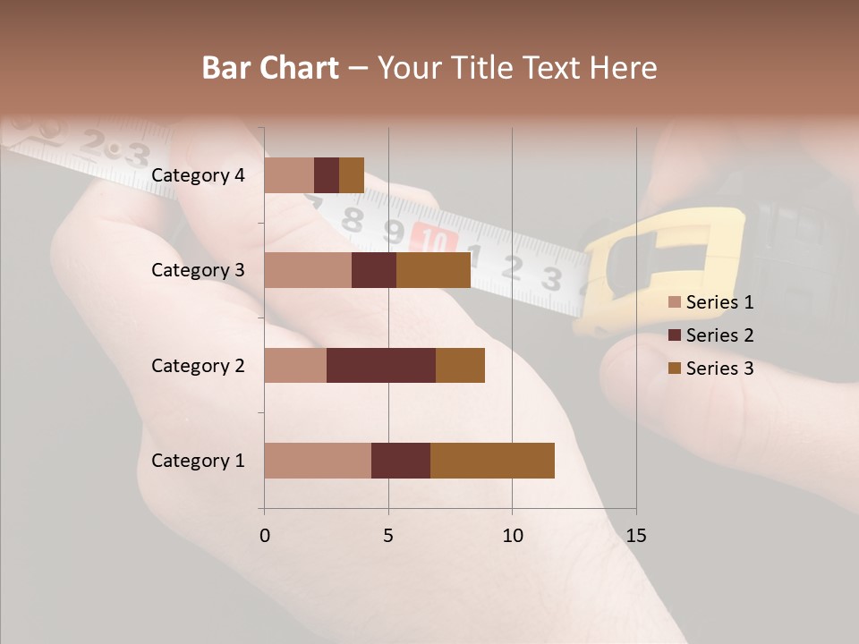 Working Inch Measuring PowerPoint Template