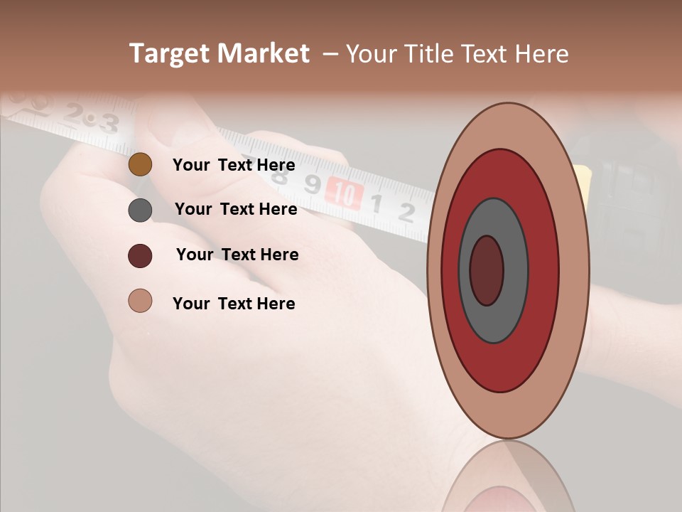 Working Inch Measuring PowerPoint Template