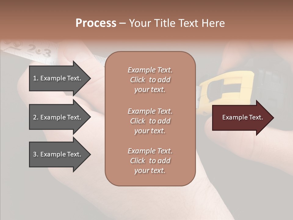 Working Inch Measuring PowerPoint Template