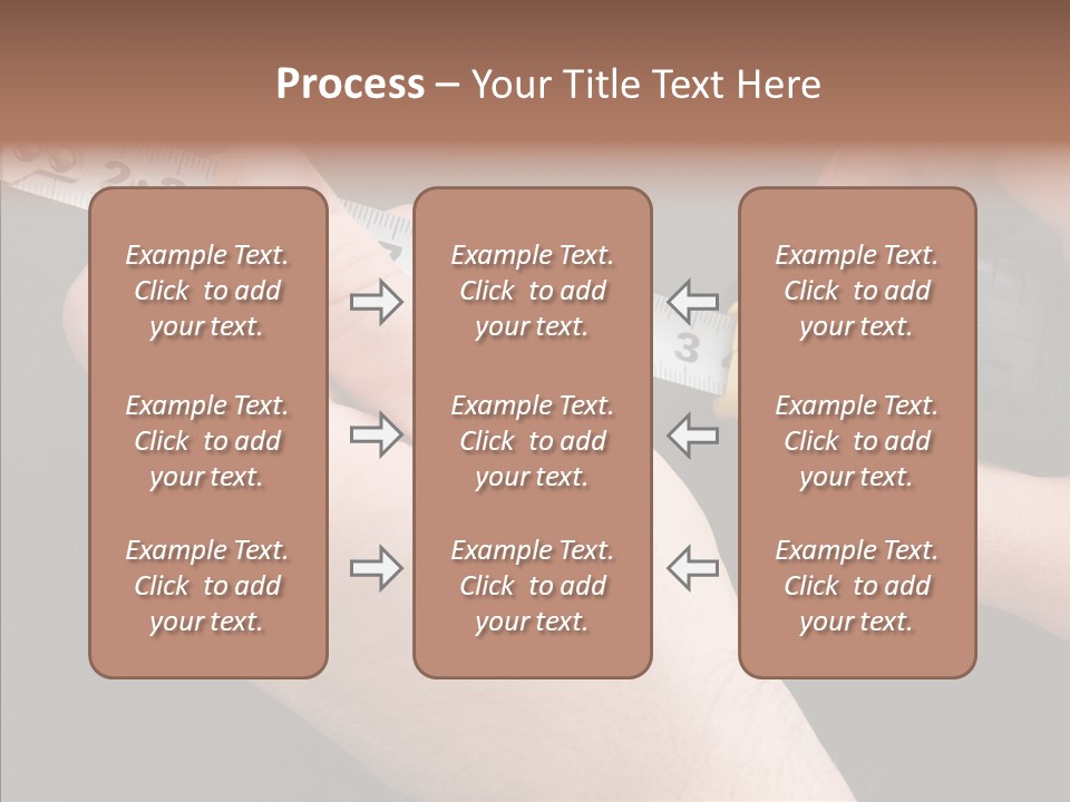 Working Inch Measuring PowerPoint Template