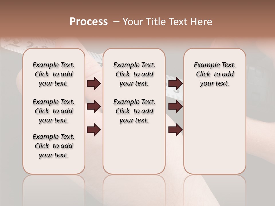 Working Inch Measuring PowerPoint Template