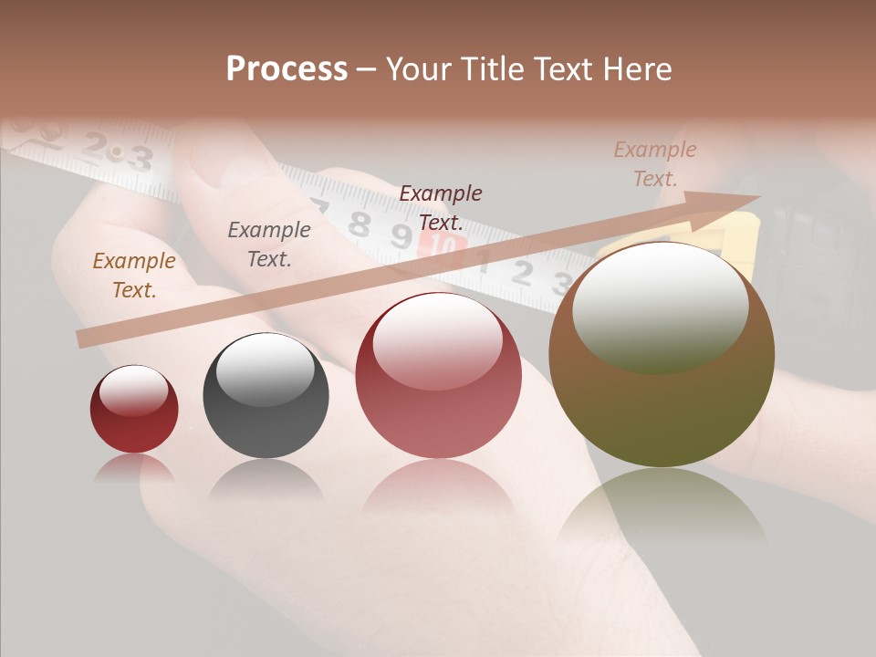 Working Inch Measuring PowerPoint Template