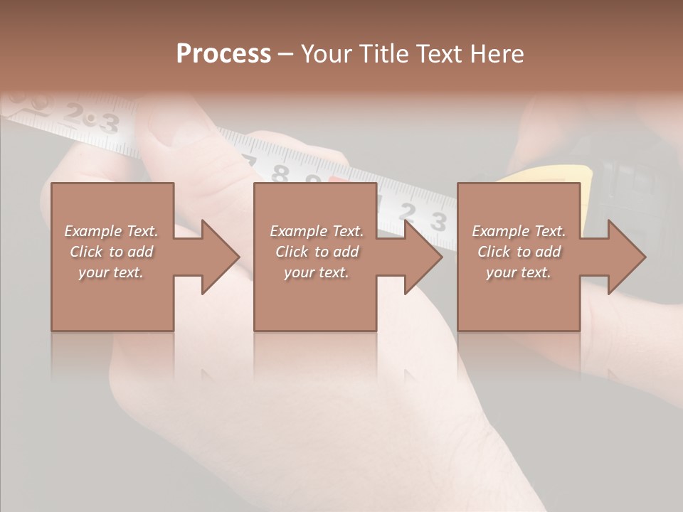 Working Inch Measuring PowerPoint Template