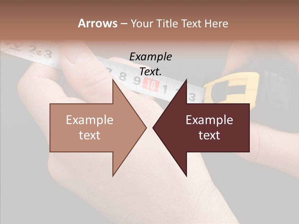 Working Inch Measuring PowerPoint Template