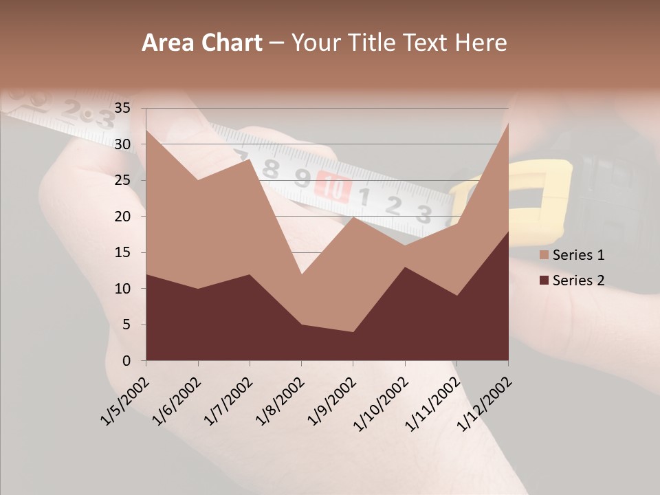 Working Inch Measuring PowerPoint Template