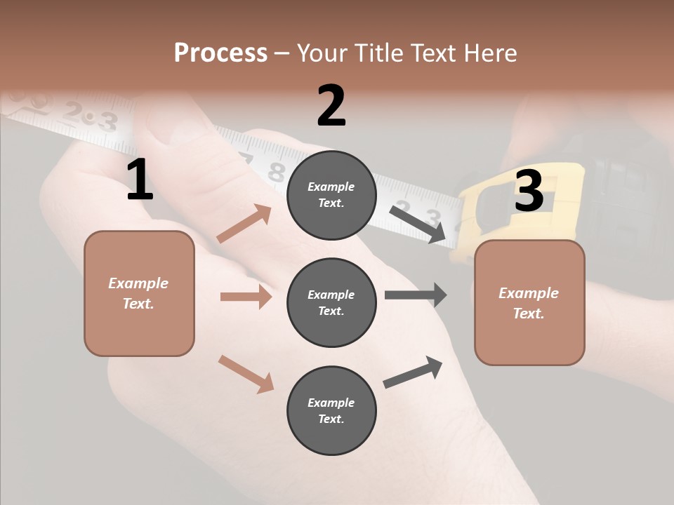 Working Inch Measuring PowerPoint Template