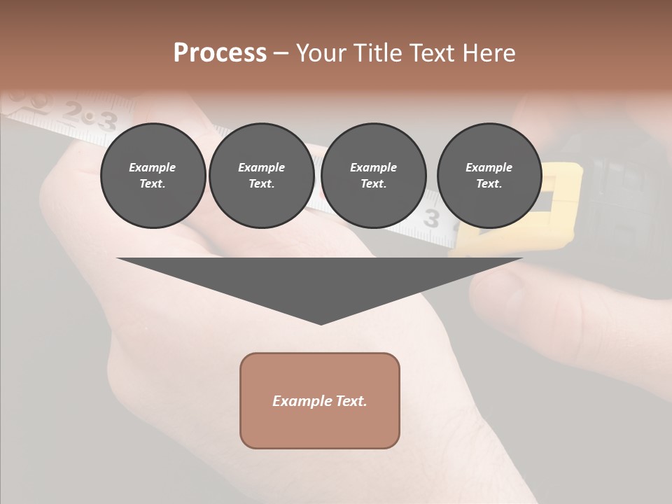 Working Inch Measuring PowerPoint Template