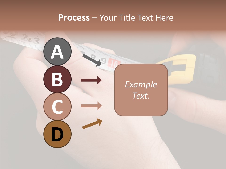 Working Inch Measuring PowerPoint Template
