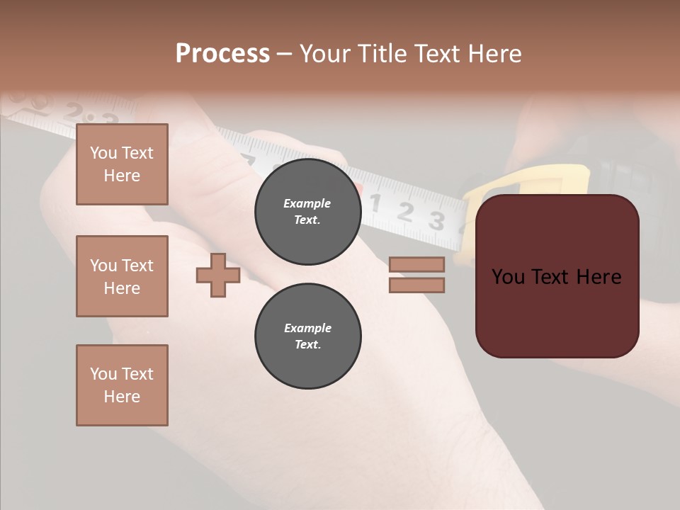 Working Inch Measuring PowerPoint Template