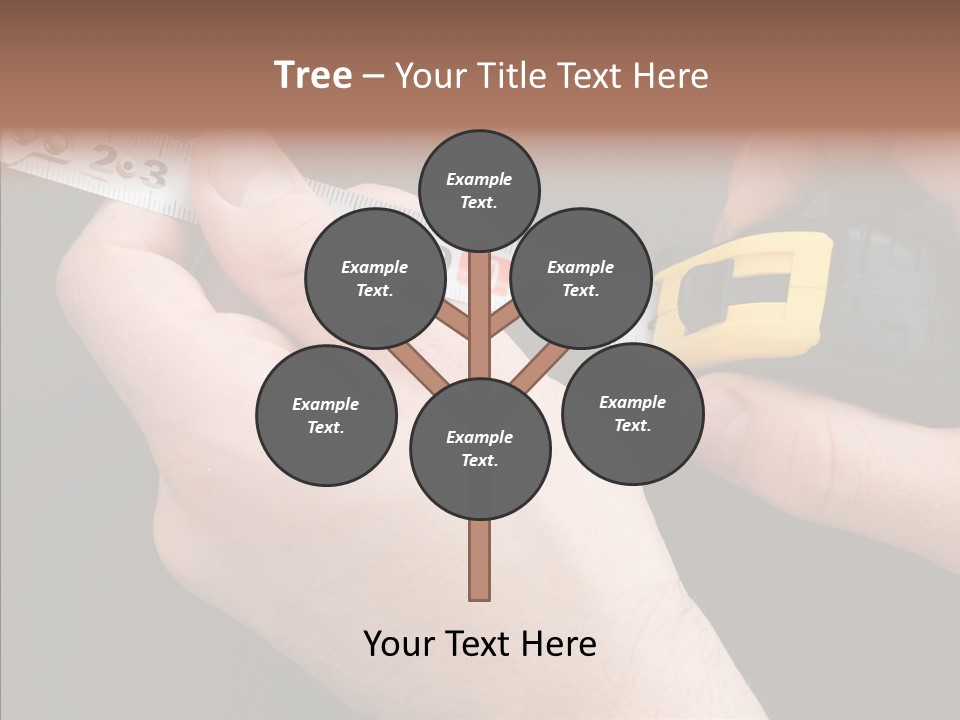 Working Inch Measuring PowerPoint Template