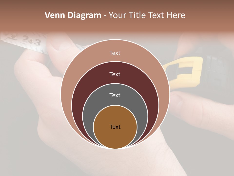 Working Inch Measuring PowerPoint Template