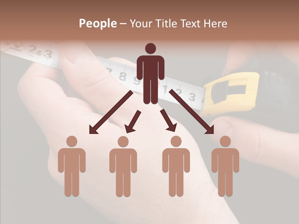 Working Inch Measuring PowerPoint Template