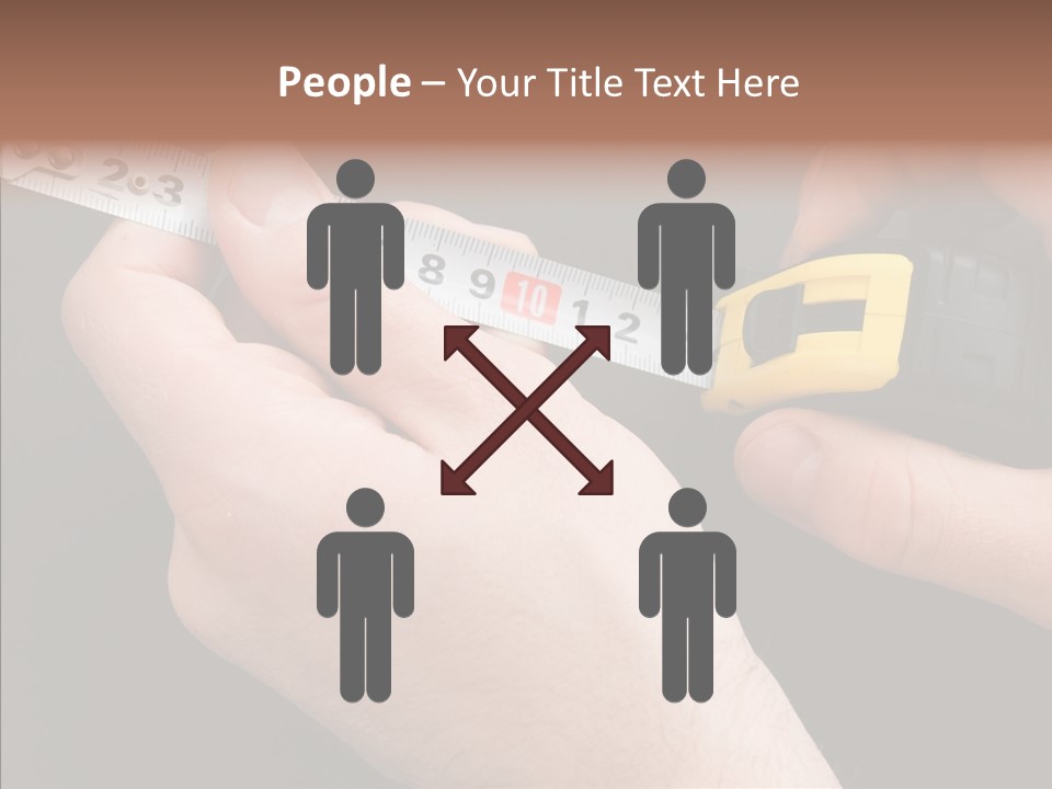 Working Inch Measuring PowerPoint Template