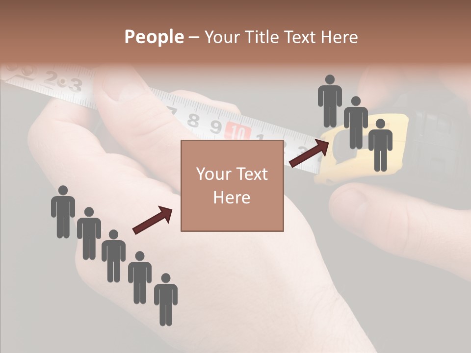 Working Inch Measuring PowerPoint Template