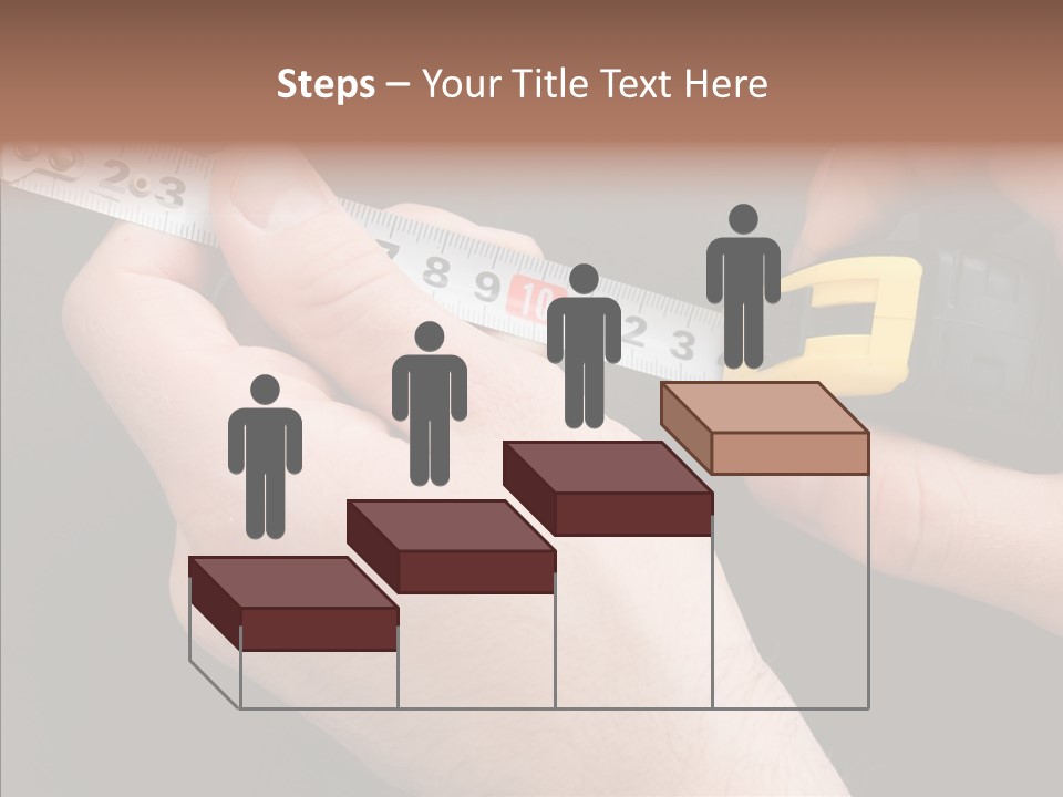 Working Inch Measuring PowerPoint Template