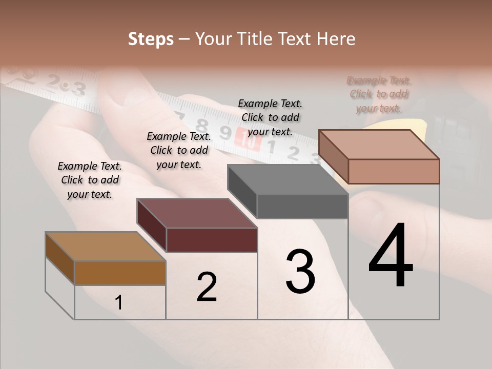 Working Inch Measuring PowerPoint Template