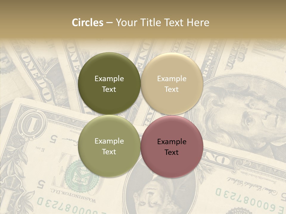 Dollar Paper Currency Valuable PowerPoint Template