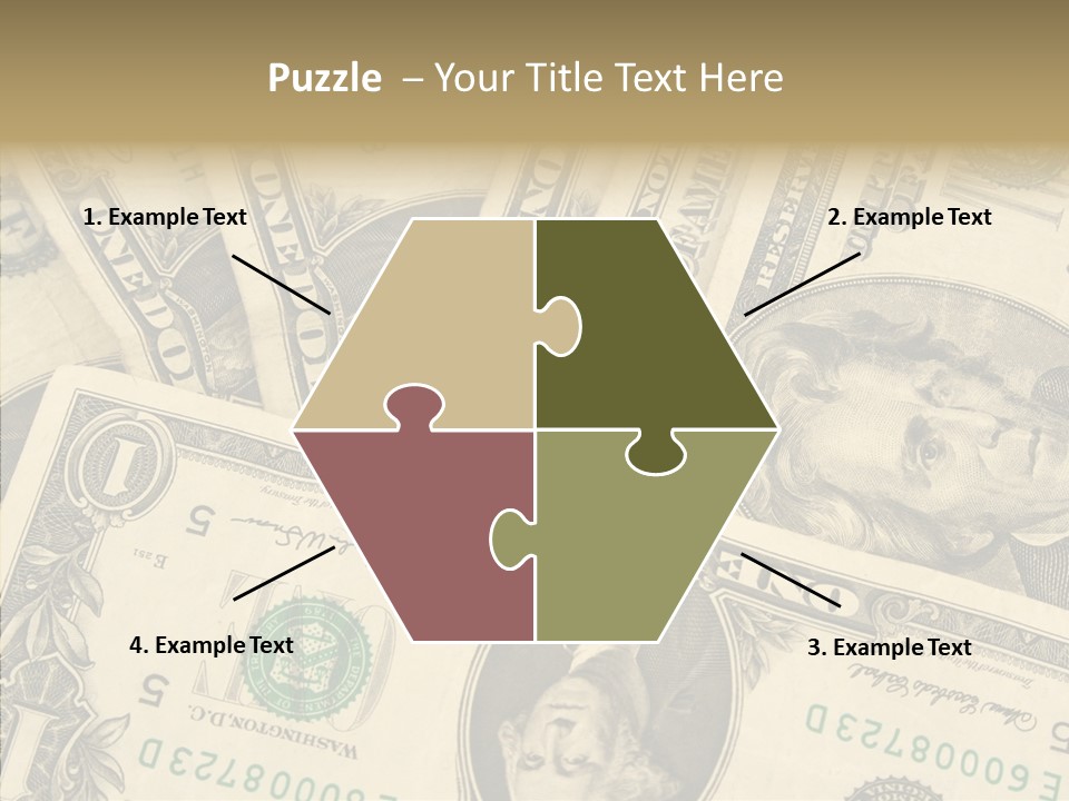 Dollar Paper Currency Valuable PowerPoint Template