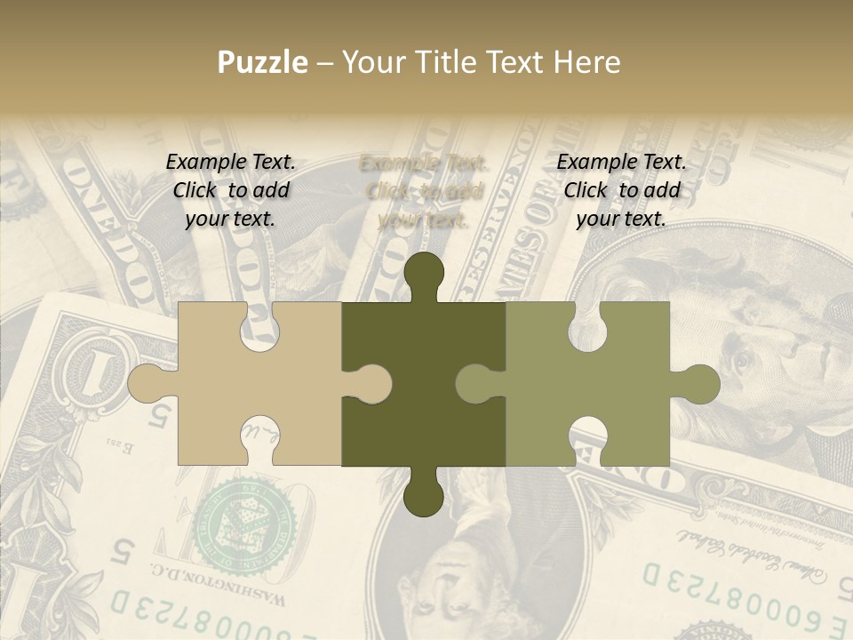 Dollar Paper Currency Valuable PowerPoint Template