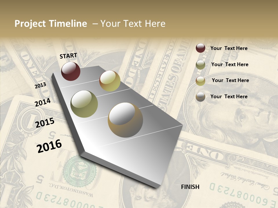 Dollar Paper Currency Valuable PowerPoint Template