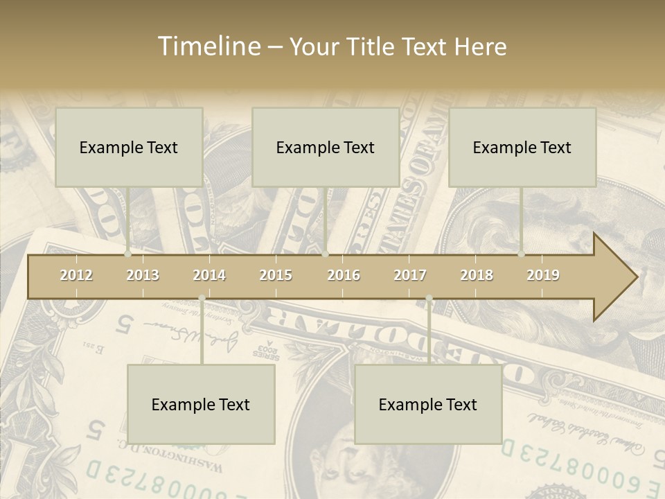 Dollar Paper Currency Valuable PowerPoint Template
