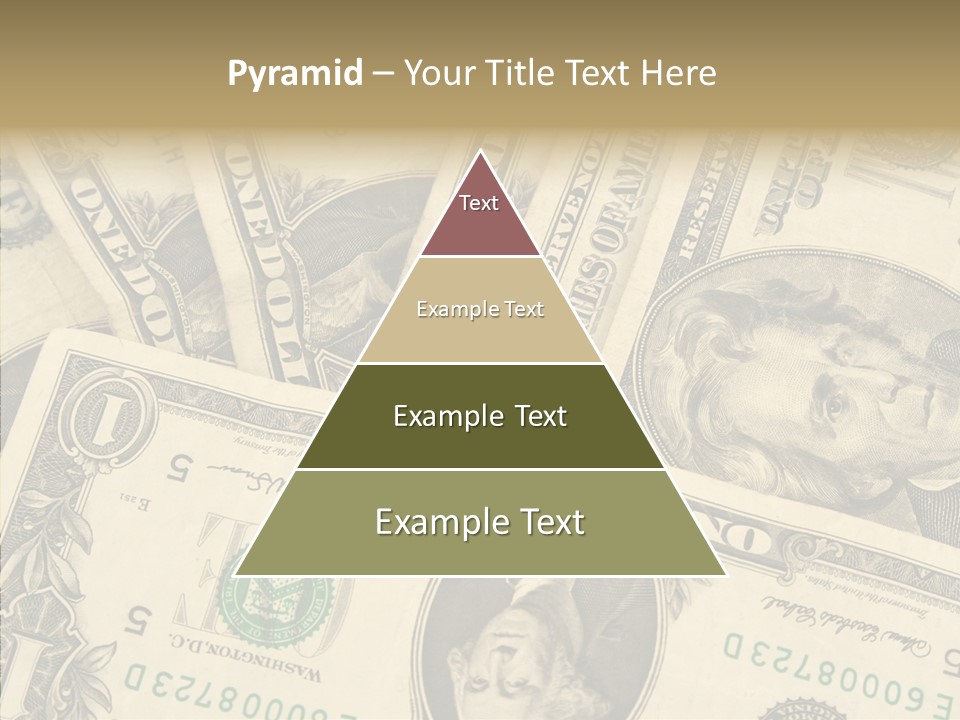 Dollar Paper Currency Valuable PowerPoint Template