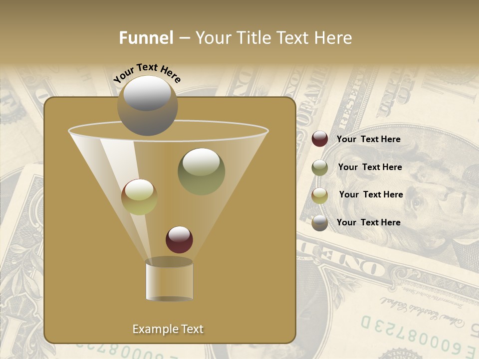 Dollar Paper Currency Valuable PowerPoint Template