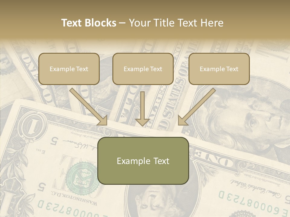 Dollar Paper Currency Valuable PowerPoint Template