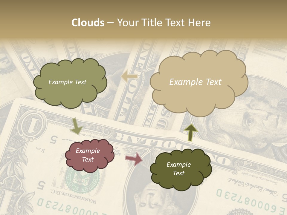Dollar Paper Currency Valuable PowerPoint Template