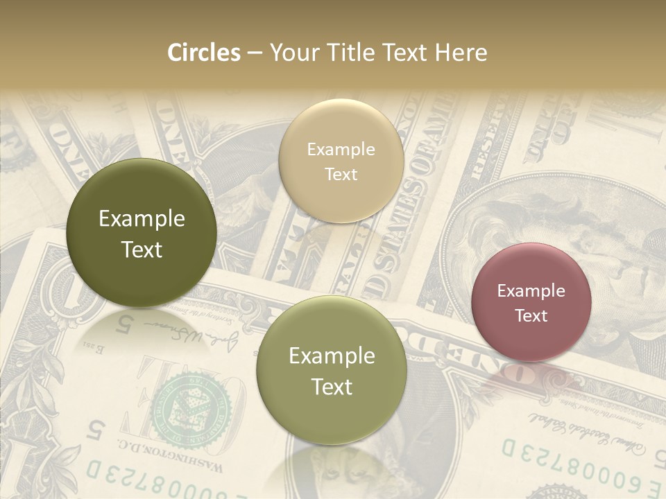 Dollar Paper Currency Valuable PowerPoint Template