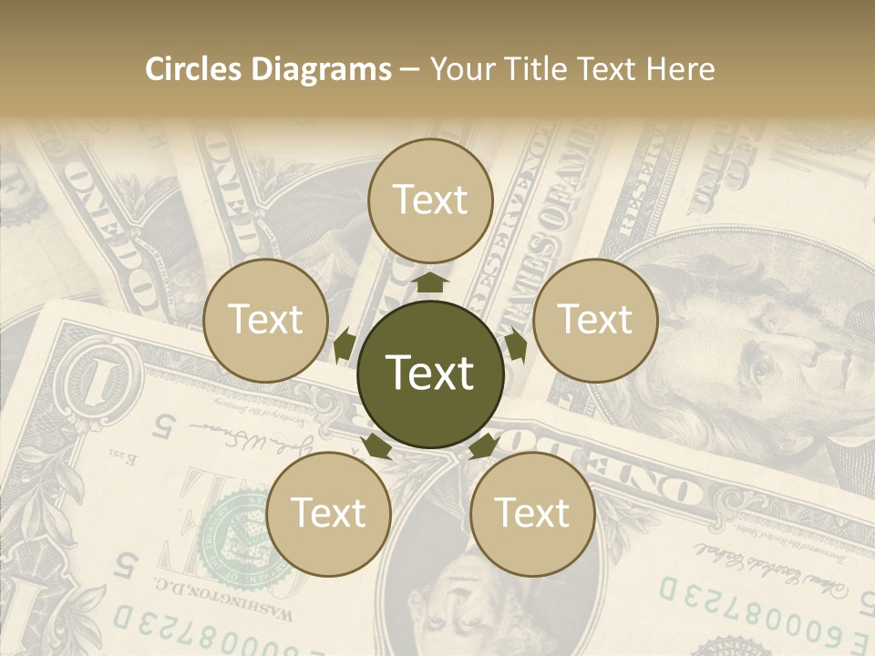 Dollar Paper Currency Valuable PowerPoint Template