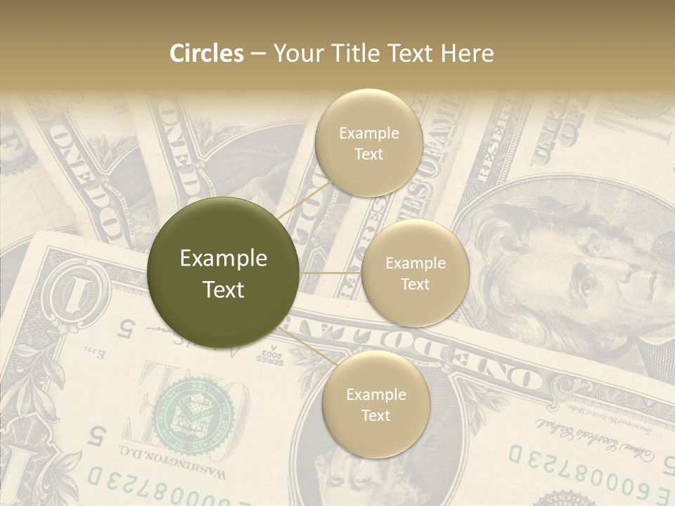Dollar Paper Currency Valuable PowerPoint Template