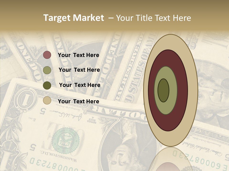 Dollar Paper Currency Valuable PowerPoint Template