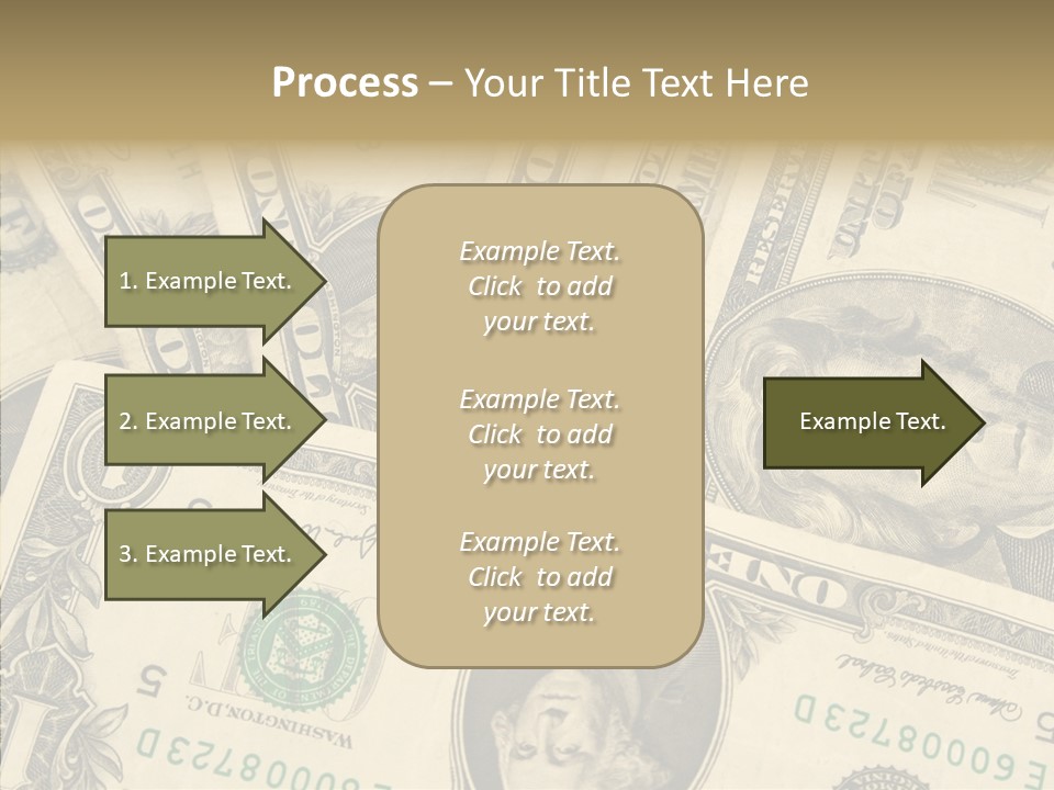 Dollar Paper Currency Valuable PowerPoint Template