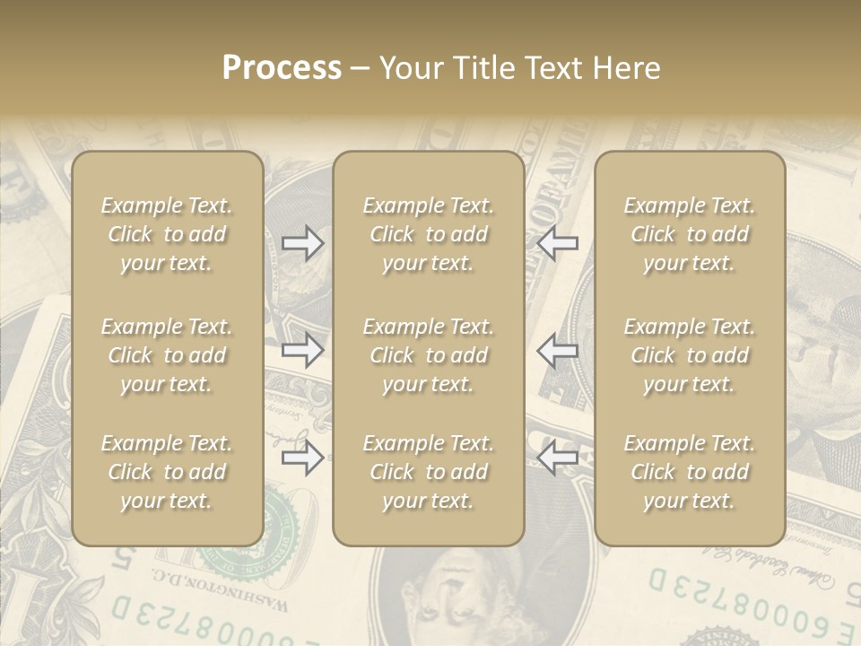 Dollar Paper Currency Valuable PowerPoint Template