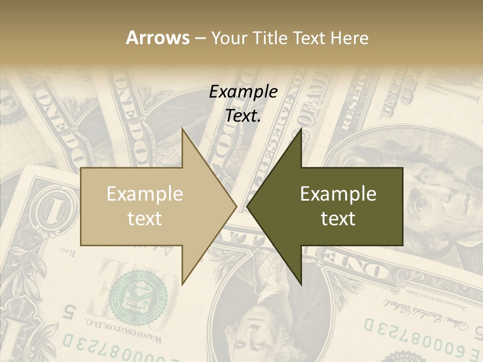 Dollar Paper Currency Valuable PowerPoint Template