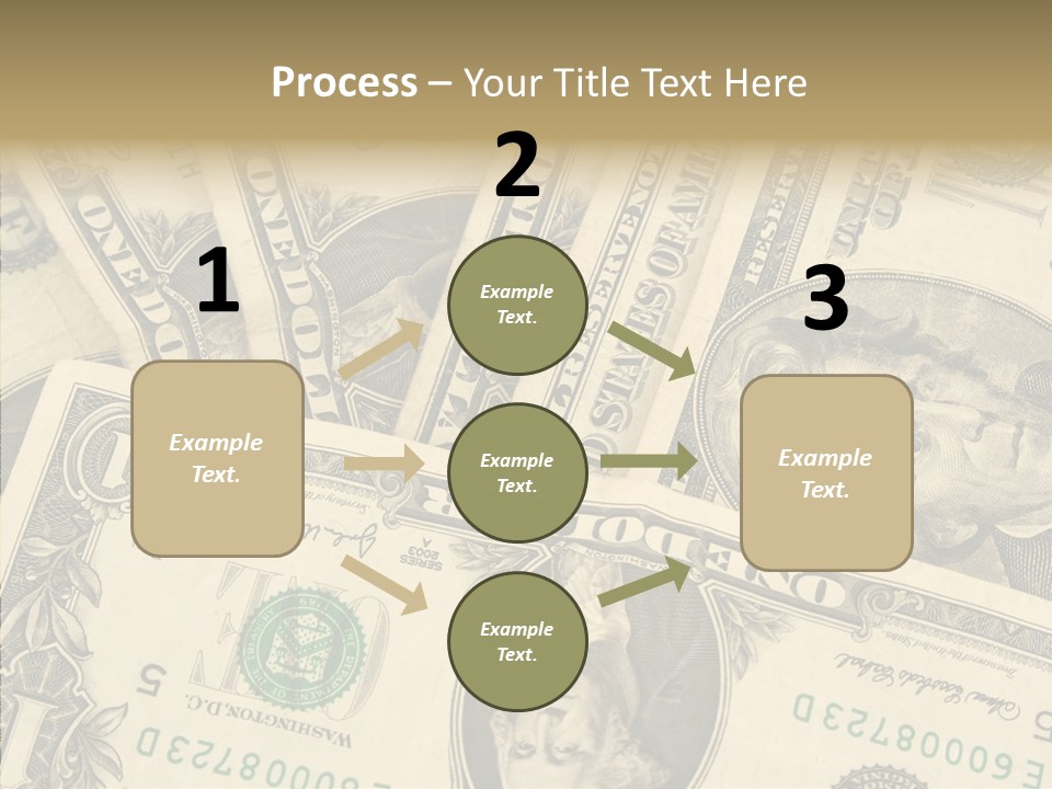 Dollar Paper Currency Valuable PowerPoint Template
