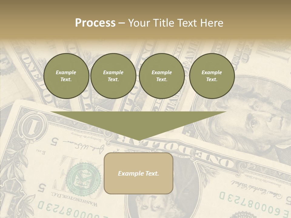 Dollar Paper Currency Valuable PowerPoint Template