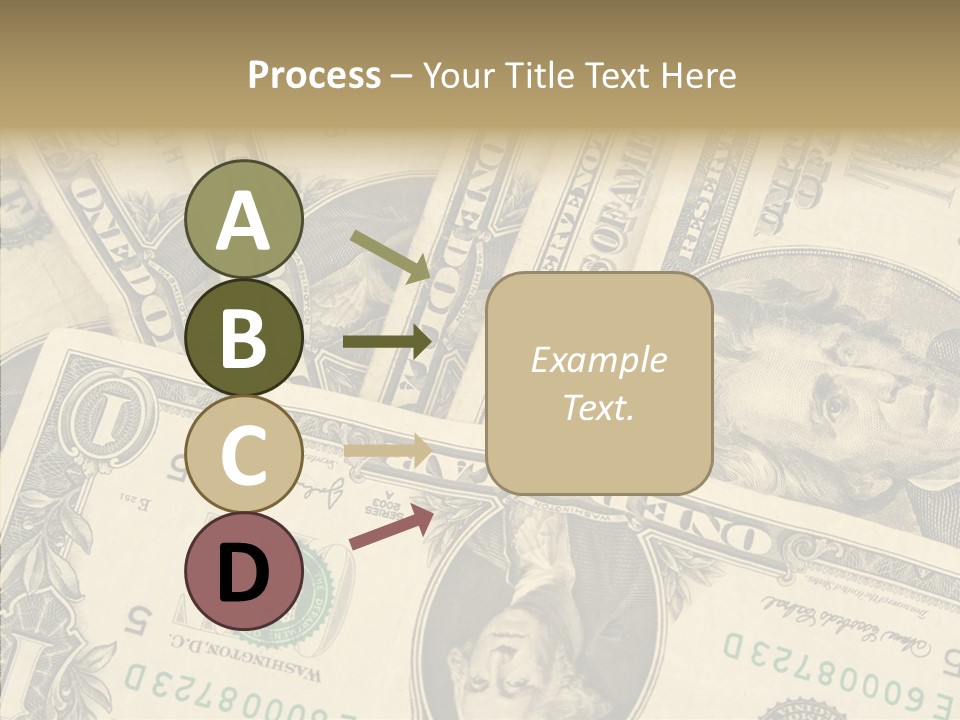 Dollar Paper Currency Valuable PowerPoint Template