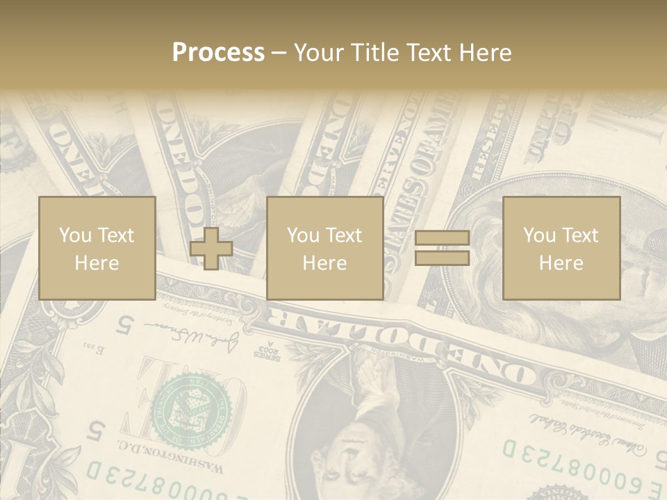 Dollar Paper Currency Valuable PowerPoint Template
