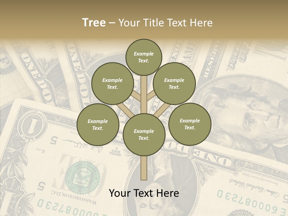 Dollar Paper Currency Valuable PowerPoint Template