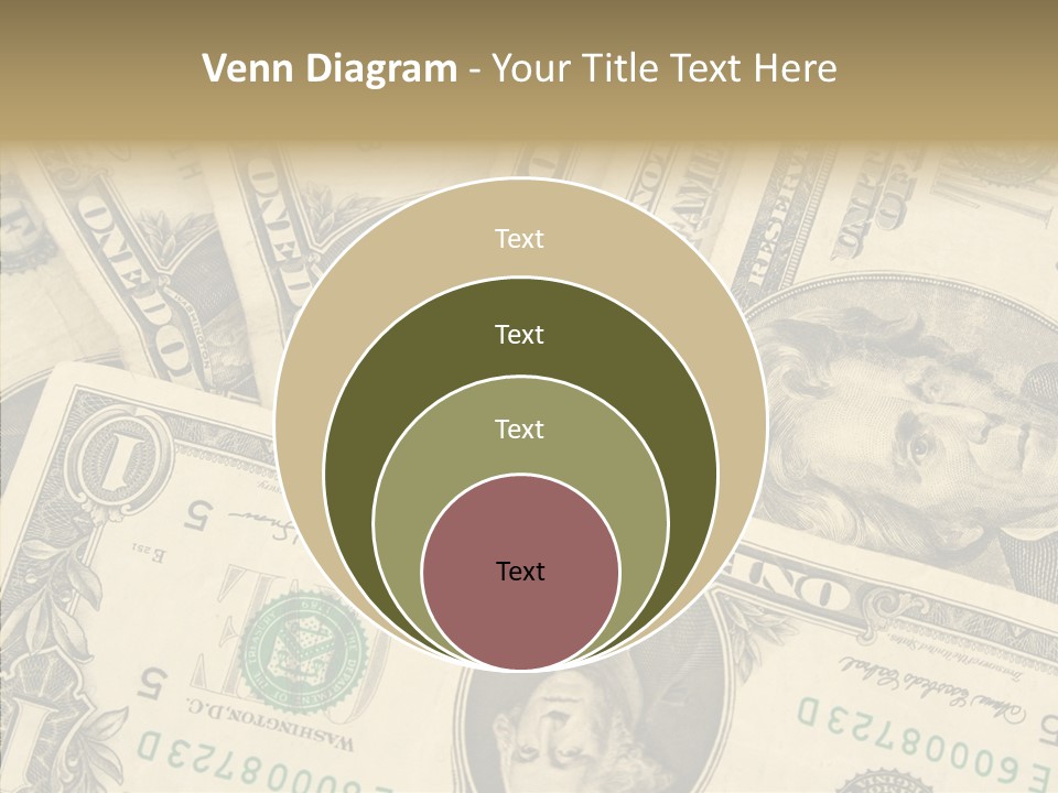 Dollar Paper Currency Valuable PowerPoint Template