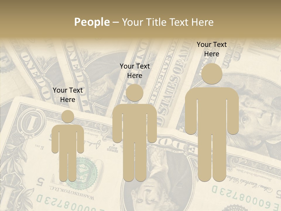 Dollar Paper Currency Valuable PowerPoint Template